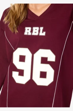 Nmaston L/S V-Neck Sports Sweat Fwd