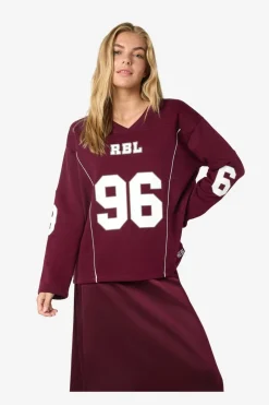 Nmaston L/S V-Neck Sports Sweat Fwd