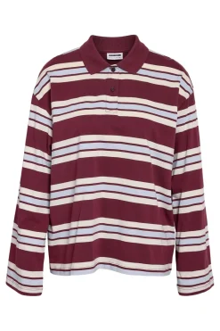 Nmaura L/S Striped Polo Shirt