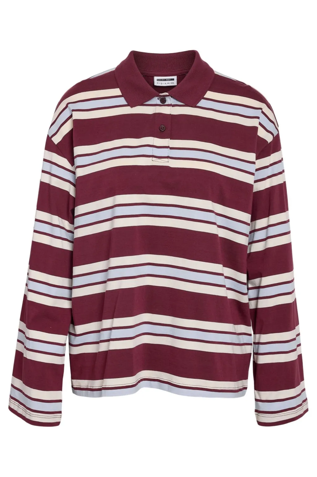 Nmaura L/S Striped Polo Shirt