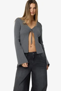 Nmaylin L/S Tie Knit Cardigan Dd