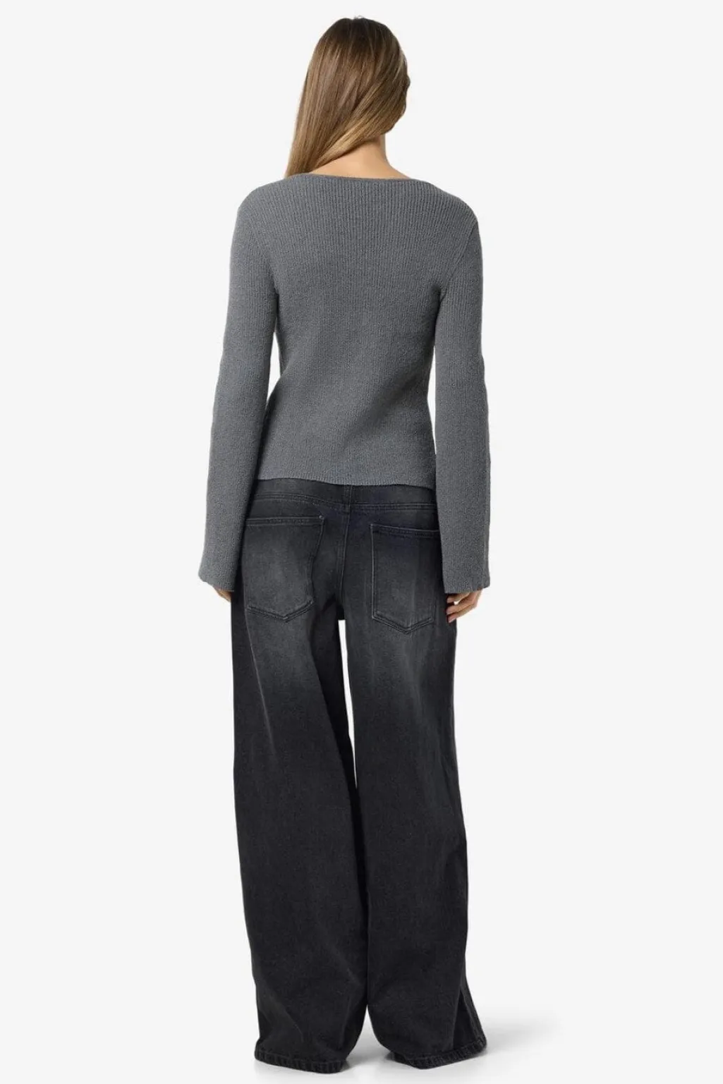 Nmaylin L/S Tie Knit Cardigan Dd