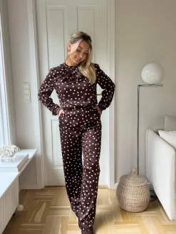 Nmbambi L/S Satin Highneck Top