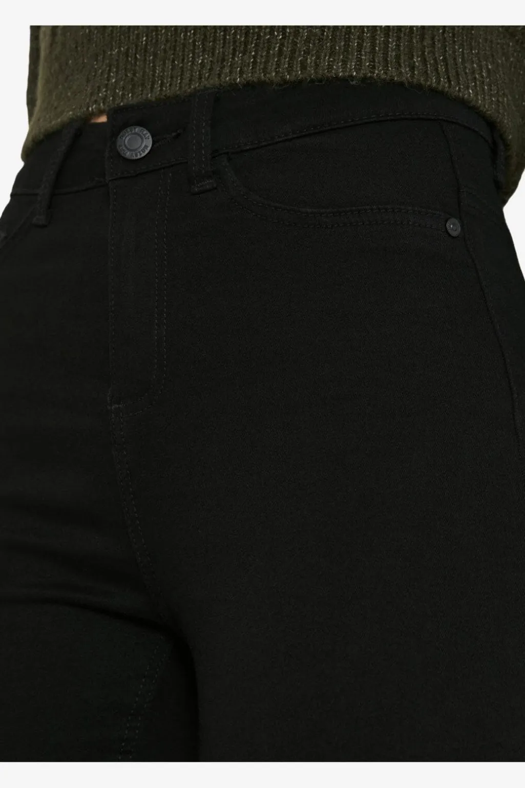 Nmcallie Skinny Black Jeans Fwd