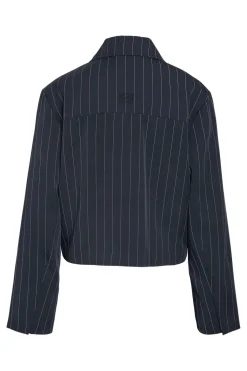 Nmella L/S Pinstripe Jacket Fwd