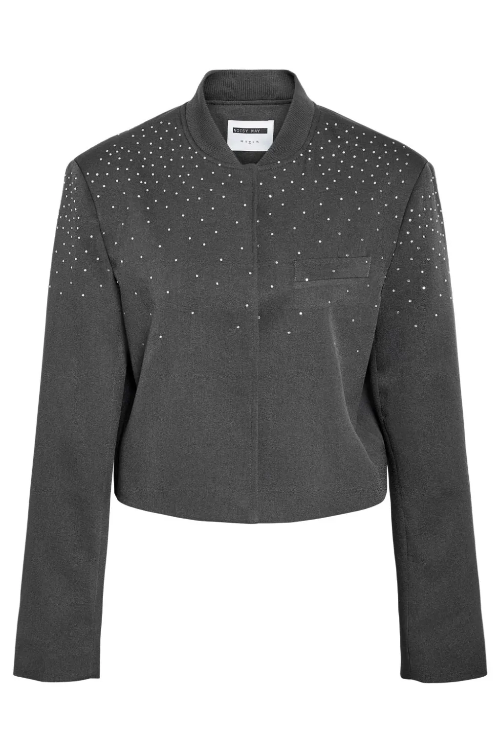 Nmellie Rhinestone Cropped Jacket Fwd