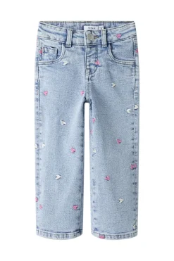 Nmfrose Wide Emb Jeans 2633-Fr