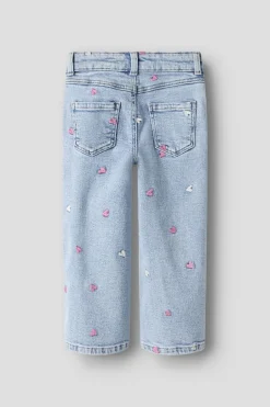 Nmfrose Wide Emb Jeans 2633-Fr