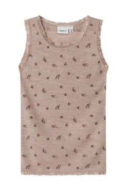 Nmfwang Wool Needle Tank Top
