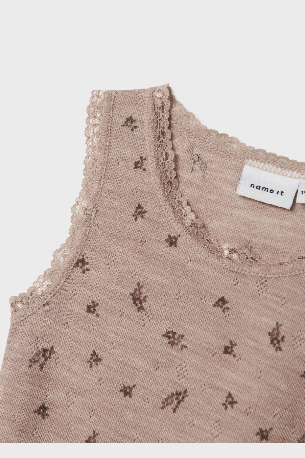 Nmfwang Wool Needle Tank Top