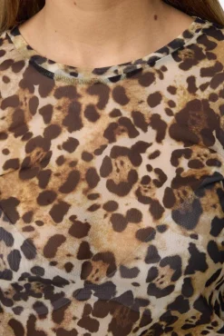 Nmjudith L/S Mesh Top Bg Fwd