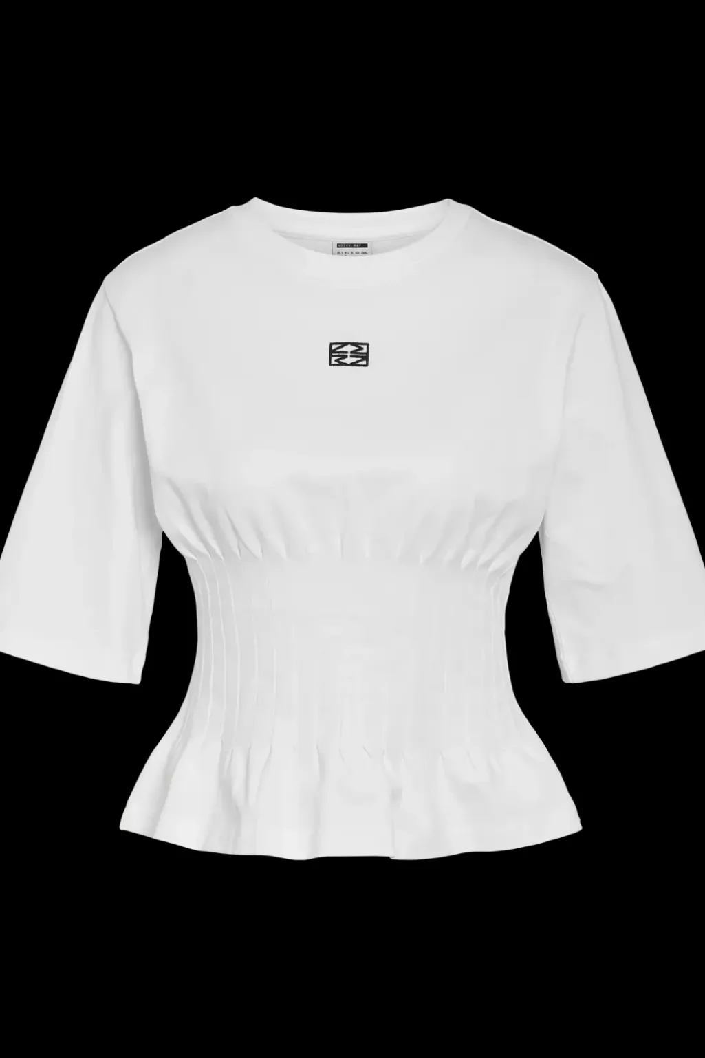 Nmkieran 2/4 Fitted Logo T-Shirt Fwd