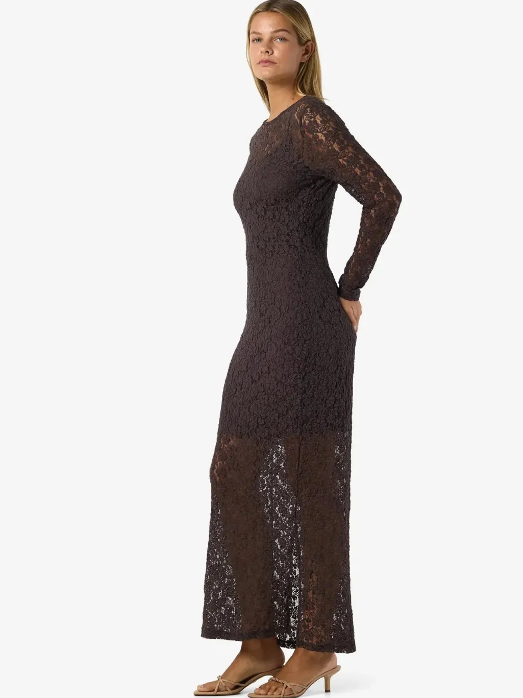 Nmmiriam L/S Maxi Lace Dress