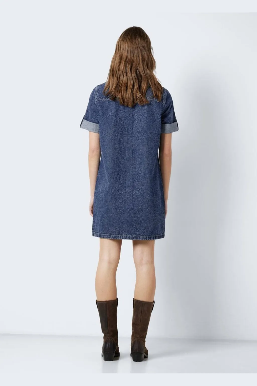 Nmnew Signe S/S Denim Dress Vi002Mb