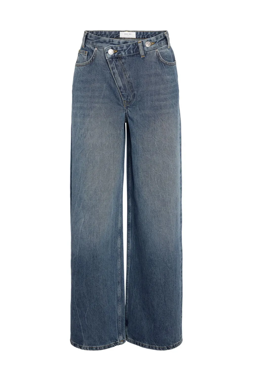 Nmsabine Nw X Over Wide Jeans Fo090Mb