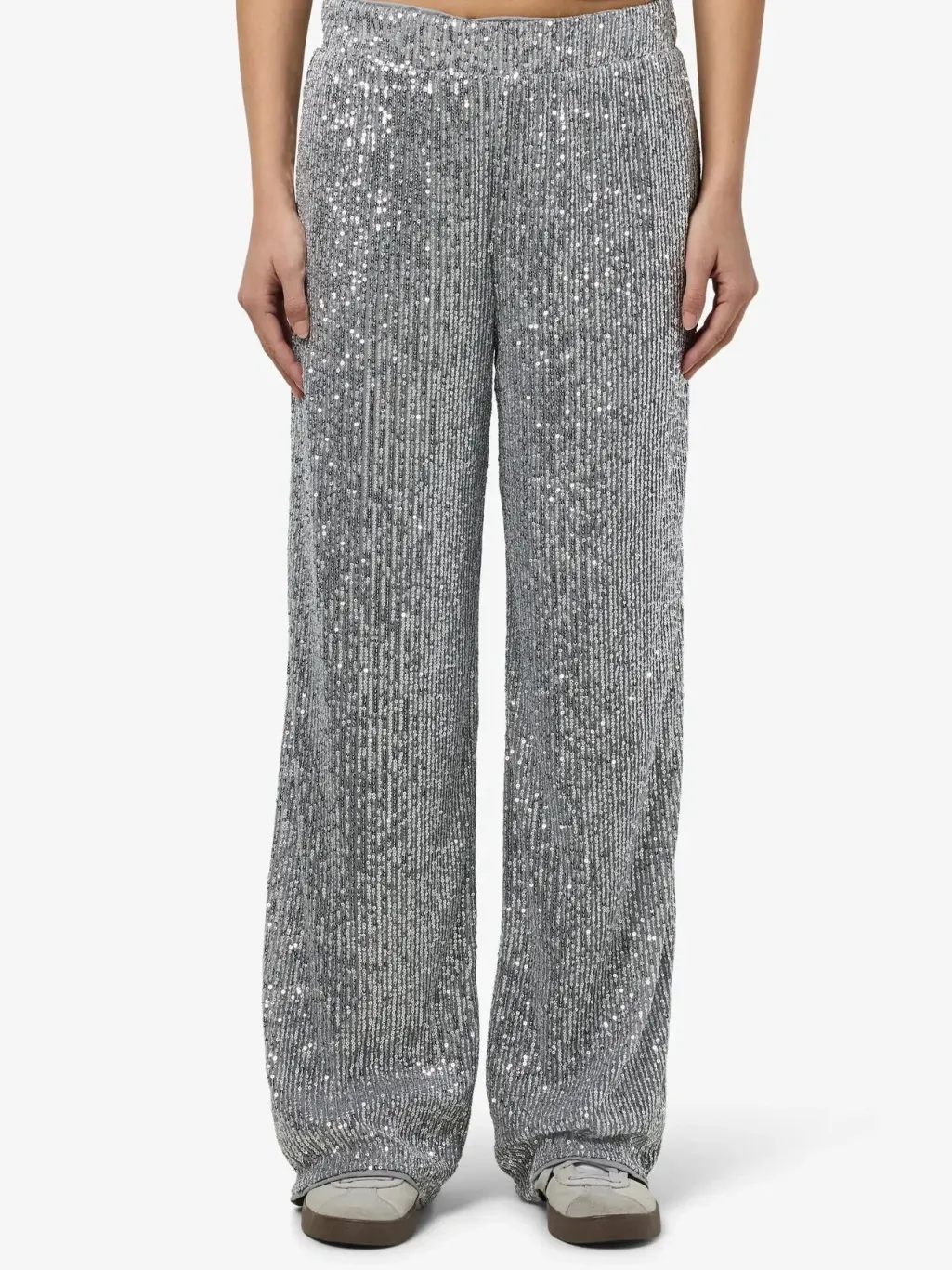 Nmscarlet Sequin Wide Pants
