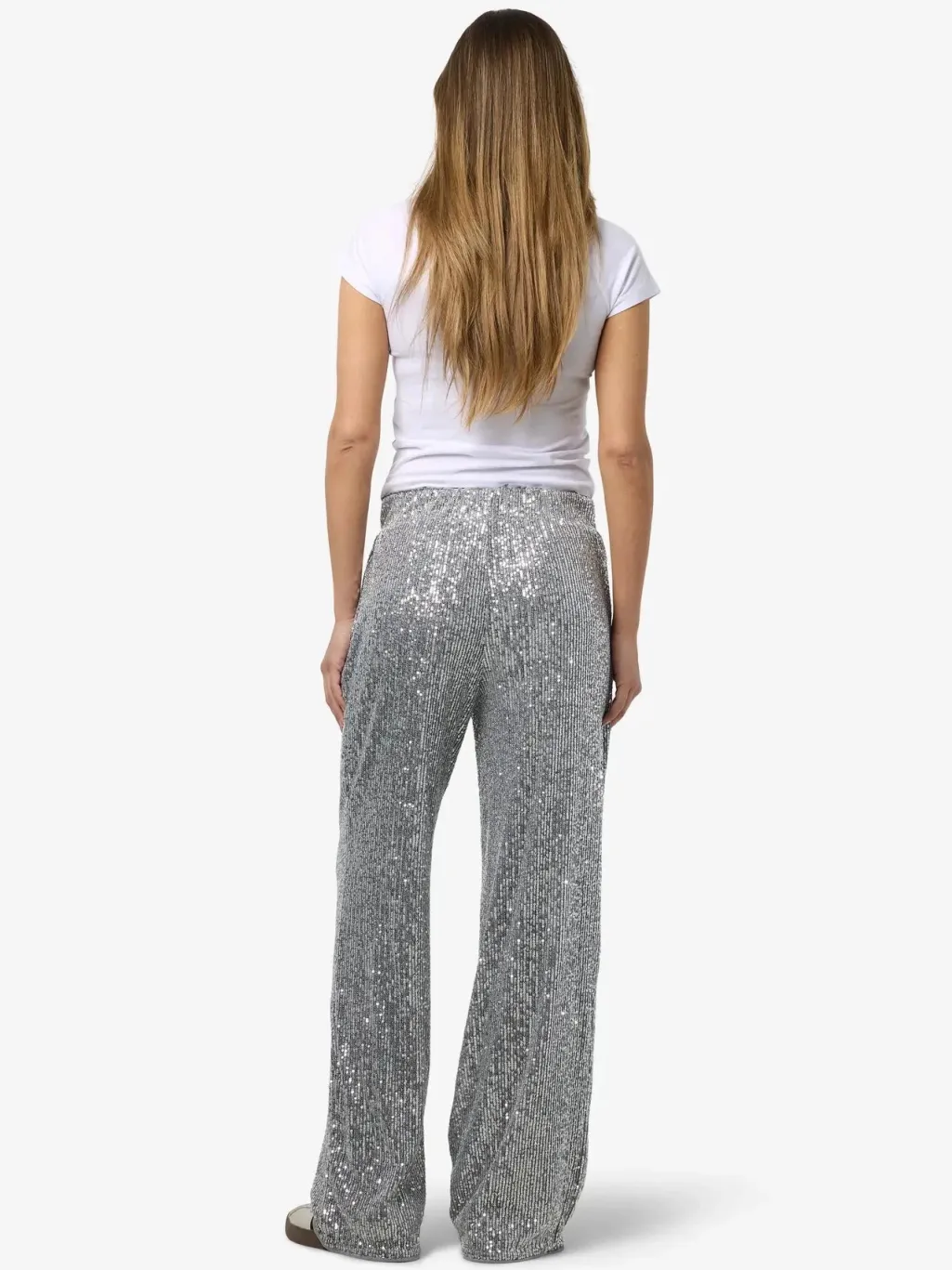 Nmscarlet Sequin Wide Pants