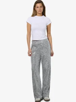 Nmscarlet Sequin Wide Pants