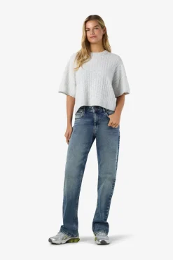 Nmsmilla S/S Cable Knit Top