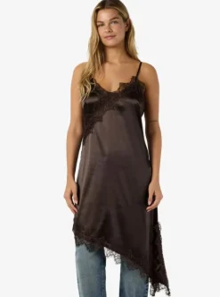 Nmsofie S/L Satin Lace Dress