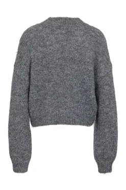 Nmsutton L/S O-Neck Lace Knit Fwd