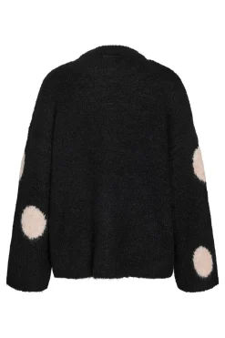 Nmsutton L/S Polka Dot Oversize Knit Fwd