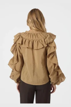 Nula Flounce Crisp Blouse 167525