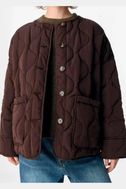 Objallie Ls Lo Quilted Jacket