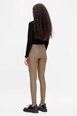 Objbelle Mw Coated Leggings