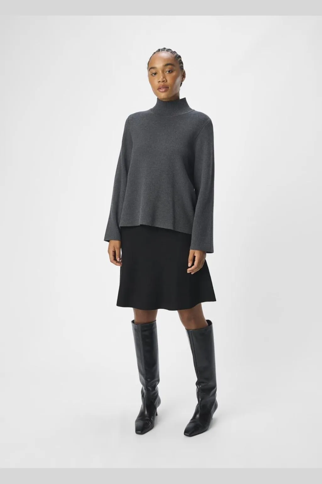 Objreynard Short Knit Skirt