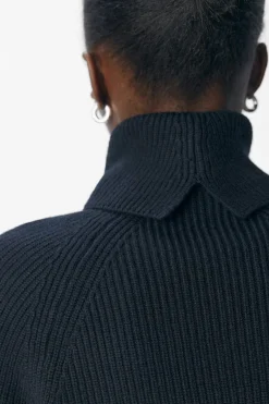 Objviola Ls Lo Rollneck Knit