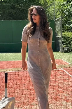 Odetteic Long Ss Dress A025