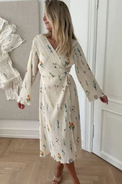 Ofeliaic Long Wrap Dress