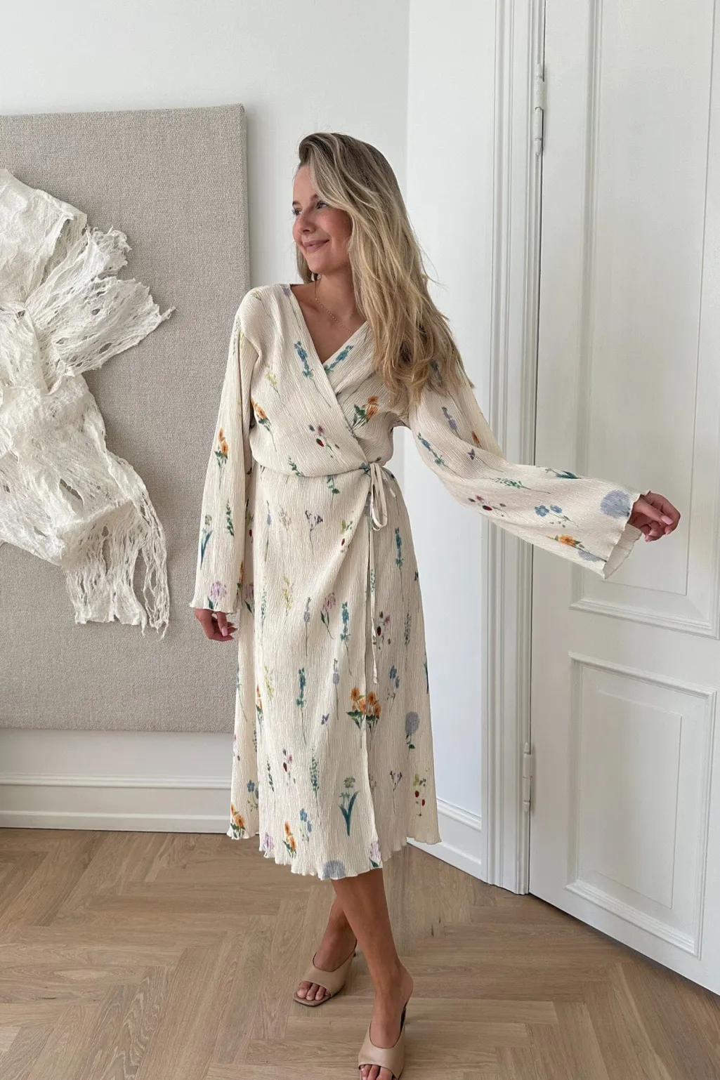 Ofeliaic Long Wrap Dress