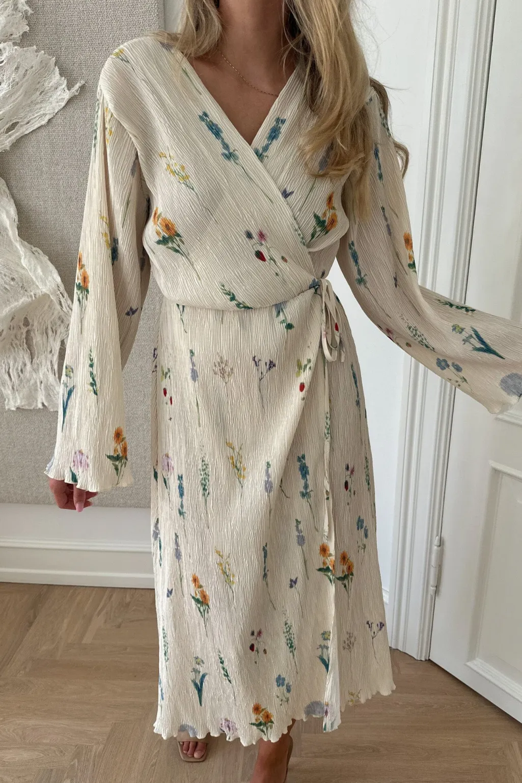 Ofeliaic Long Wrap Dress