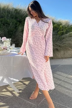 Ofeliaic Long Wrap Dress A23640