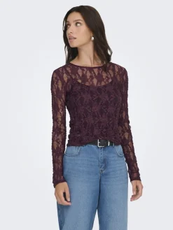 Onlalba L/S Lace Top
