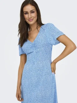 Onlancona Ss V-Neck Dress Moch