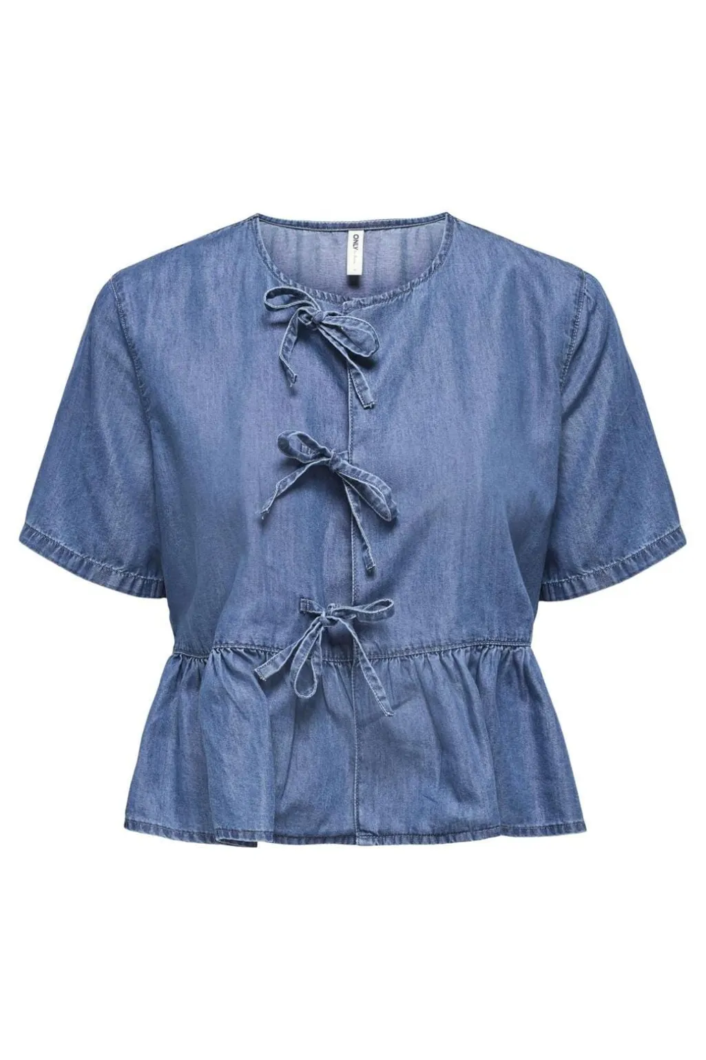 Onlbea Ss Bow Shirt 15344257