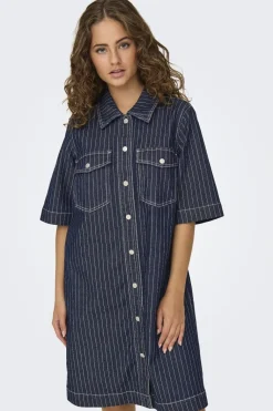 Onlbelle S/S Stripe Dress Gua