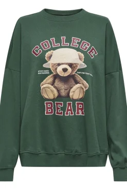 Onlbila L/S Bear O-Neck Swt