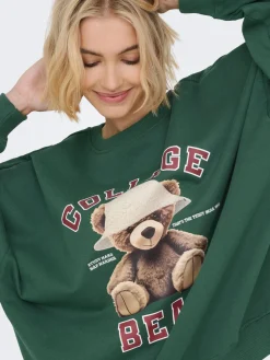 Onlbila L/S Bear O-Neck Swt