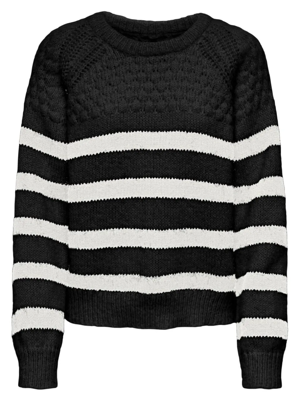 Onlbillie Life Ls Stripe O-Neck Knt