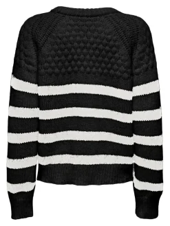 Onlbillie Life Ls Stripe O-Neck Knt