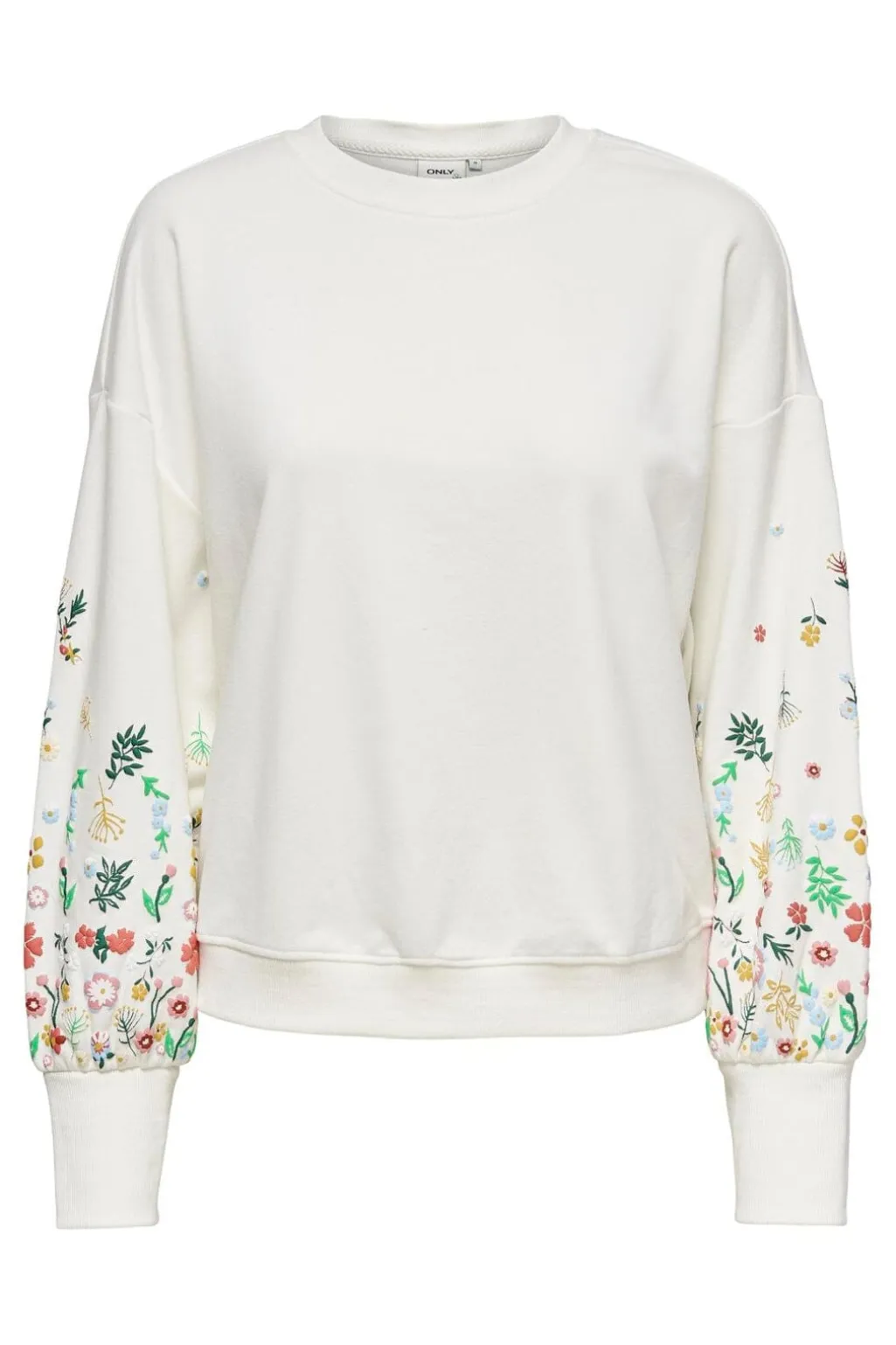 Onlbrooke L/S O-Neck Flower Swt