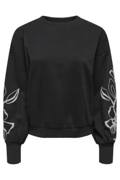 Onlbrooke L/S O-Neck Flower Swt