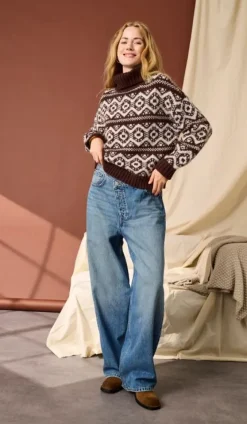 Onlcarin Life Ls Jq Loose Rolln Knt