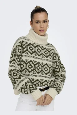 Onlcarin Life Ls Jq Loose Rolln Knt