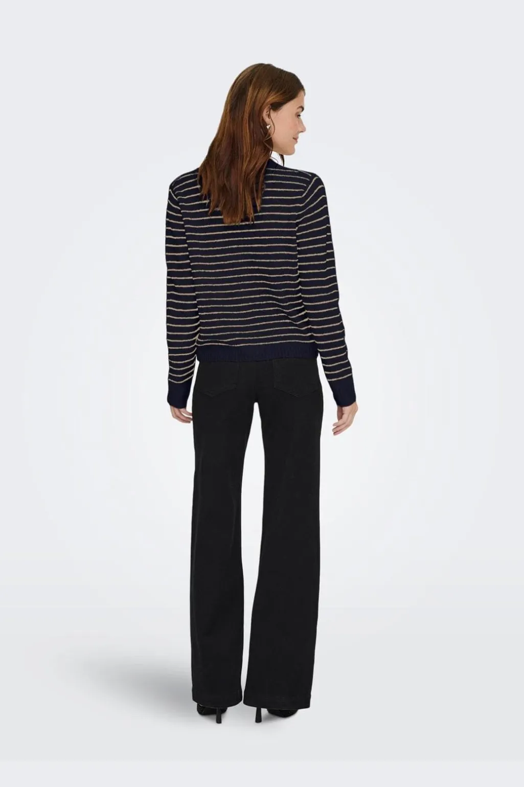 Onlchester Life Ls Stripe Cardi Cc Knt