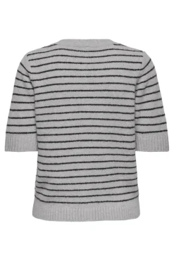 Onlchester Life Ss Stripe Cardi Cc Knt